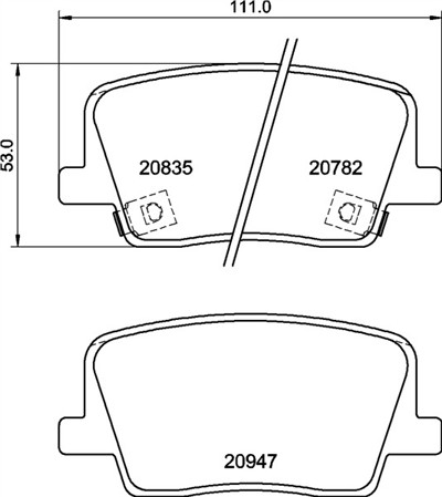 BREMBO P 77 003 EAN: 8020584118108.