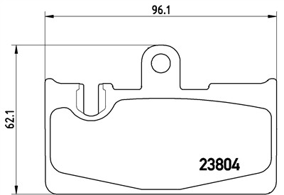 BREMBO P 83 059 Číslo výrobce: 23804. EAN: 8020584057940.