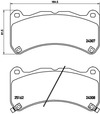 BREMBO P 83 146 Číslo výrobce: 24307. EAN: 8020584108888.