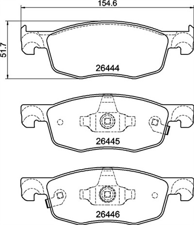 BREMBO P 83 185 Číslo výrobce: 26444. EAN: 8020584122907.