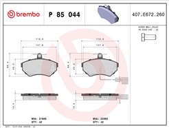 BREMBO P 85 044