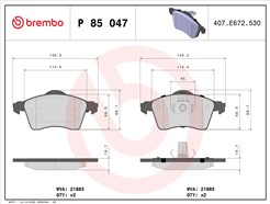 BREMBO P 85 047