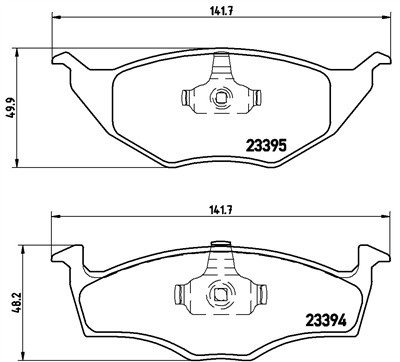 BREMBO P 85 055 Číslo výrobce: 23395. EAN: 8020584058589.