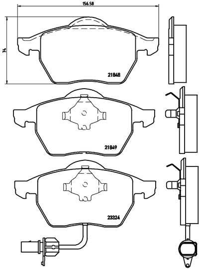BREMBO P 85 060 Číslo výrobce: 21848. EAN: 8020584058633.