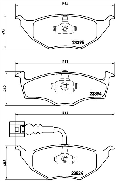 BREMBO P 85 063 Číslo výrobce: 23395. EAN: 8020584058664.