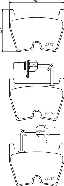 BREMBO P 85 078 Číslo výrobce: 23764. EAN: 8020584058817.