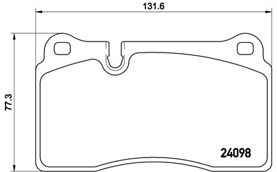 BREMBO P 85 110 Číslo výrobce: 24098. EAN: 8020584062593.