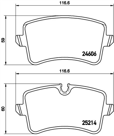 BREMBO P 85 119 Číslo výrobce: 24606. EAN: 8020584103920.