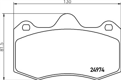 BREMBO P 85 134 Číslo výrobce: 24974. EAN: 8020584110782.