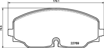 BREMBO P 85 176 Číslo výrobce: 22769. EAN: 8020584115565.
