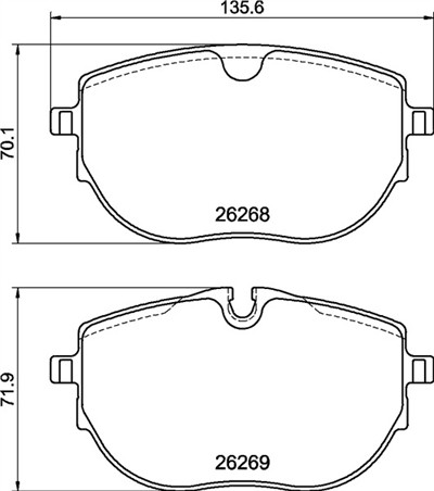 BREMBO P 85 187 EAN: 8020584120194.
