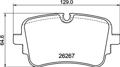 BREMBO P 85 190 Číslo výrobce: 26267. EAN: 8020584122921.