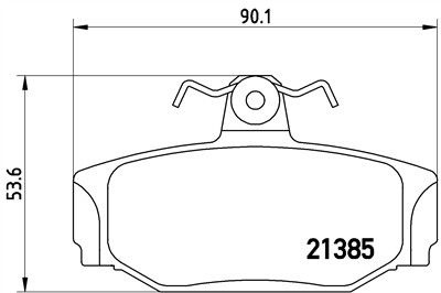 BREMBO P 86 009 Číslo výrobce: 21385. EAN: 8020584058978.