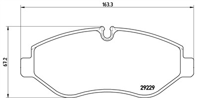 BREMBO P A6 026G Číslo výrobce: 29229. EAN: 8020584125205.