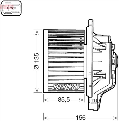 DENSO DEA43016 EAN: 8717613121320.