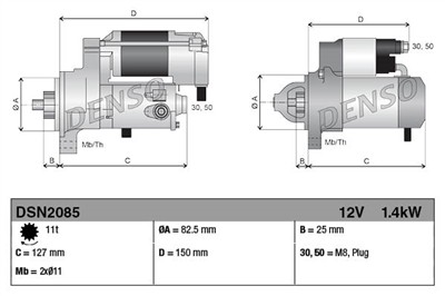 DENSO DSN2085 EAN: 8717613114384.