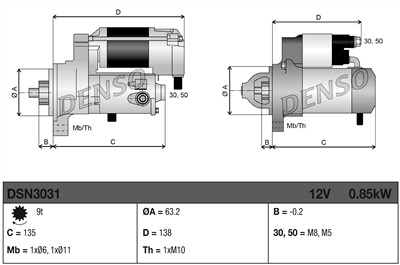 DENSO DSN3031 EAN: 8717613173169.