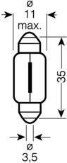 OSRAM 6418ULT Číslo výrobce: C5W. EAN: 4008321413086.