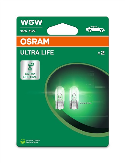 OSRAM 2825ULT-2BL Číslo výrobce: W5W. EAN: 4062172394734.