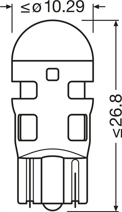 OSRAM 2825DWP-2BL Číslo výrobce: W5W. EAN: 4062172401258.