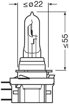 OSRAM 64176 Číslo výrobce: H15. EAN: 4008321218391.
