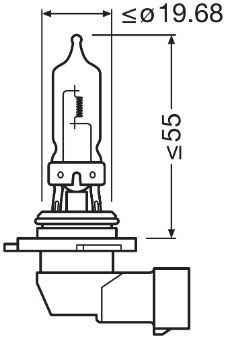 OSRAM 9005-1BL Číslo výrobce: HB3. EAN: 4062172395304.