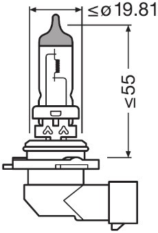 OSRAM 9006CBN-2HB Číslo výrobce: HB4. EAN: 4062172388306.