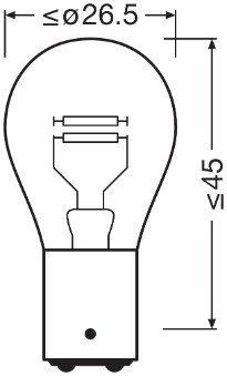 OSRAM 7528 Číslo výrobce: P21/5W. EAN: 4050300838069.