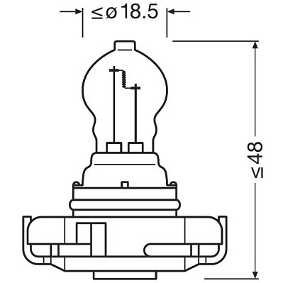 OSRAM 5201 Číslo výrobce: PS19W. EAN: 4052899600546.