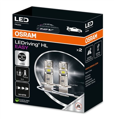 OSRAM 64151DWESY-2HB Číslo výrobce: H3 LED. EAN: 4062172398053.