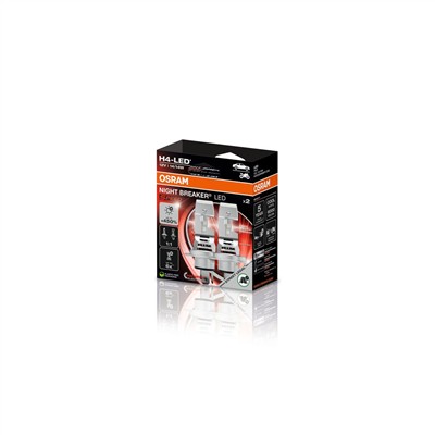 OSRAM 64193DWNBSP-2HB Číslo výrobce: H4 LED. EAN: 4062172422383.