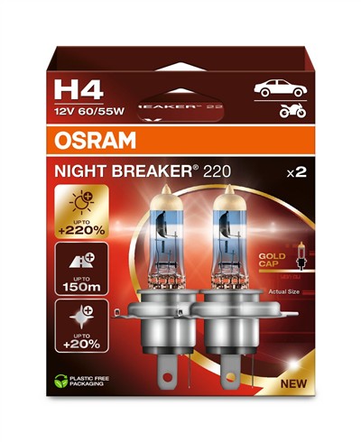 OSRAM 64193NB220-2HB Číslo výrobce: H4. EAN: 4062172399555.