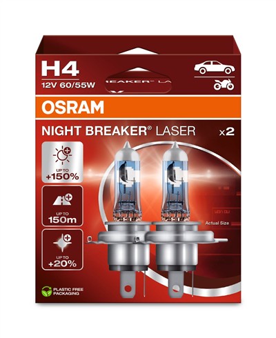 OSRAM 64193NL-2HB Číslo výrobce: H4. EAN: 4062172387477.