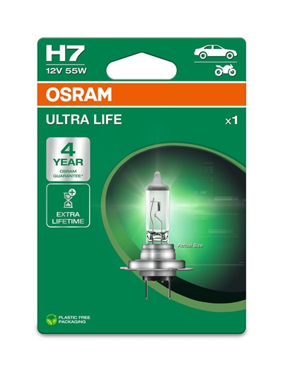 OSRAM 64210ULT-1BL Číslo výrobce: H7. EAN: 4062172395205.