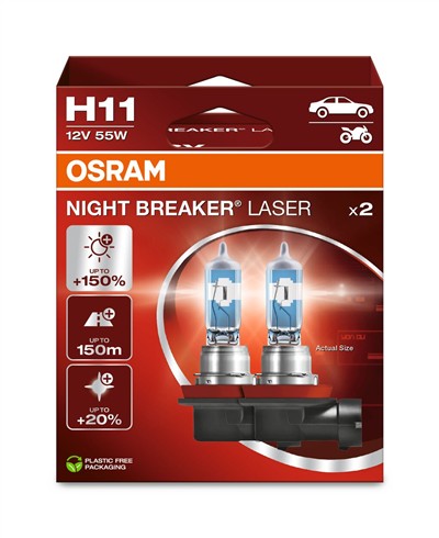 OSRAM 64211NL-2HB Číslo výrobce: H11. EAN: 4062172387712.