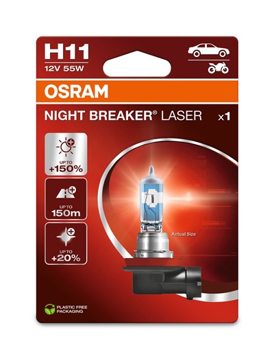 OSRAM 64211NL-1BL Číslo výrobce: H11. EAN: 4062172395243.