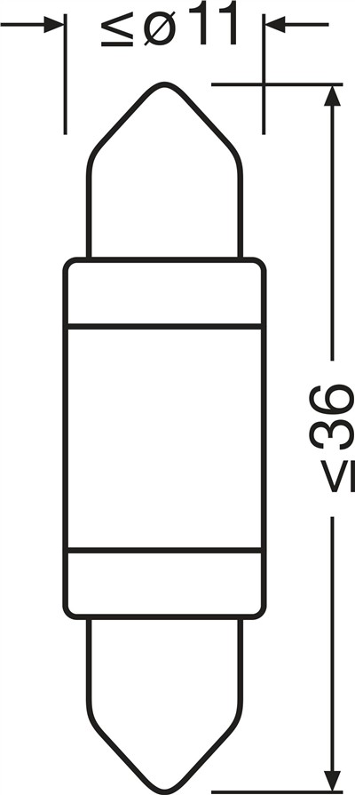OSRAM 6418DWP-1BL Číslo výrobce: C5W. EAN: 4062172401159.