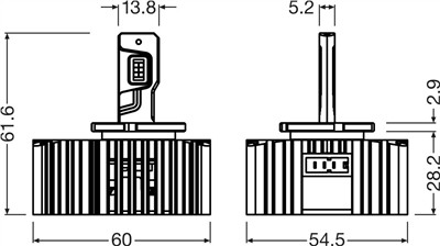 OSRAM 66540DWESY-2HB Číslo výrobce: D5S. EAN: 4062172410298.