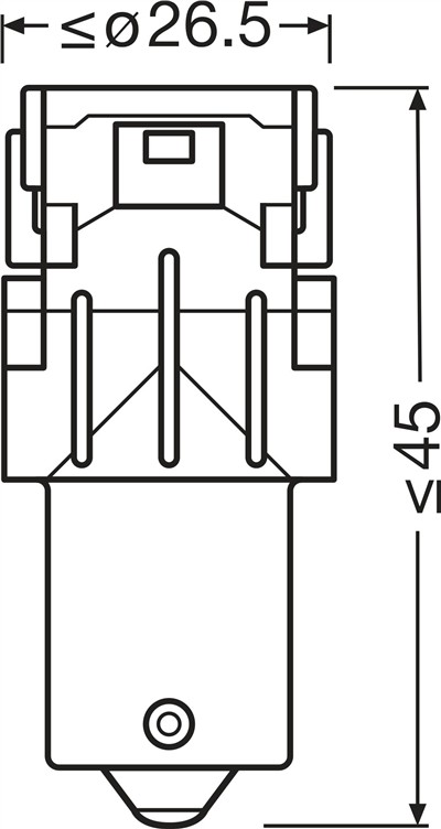 OSRAM 7506DWP-2BL Číslo výrobce: P21W. EAN: 4062172401210.