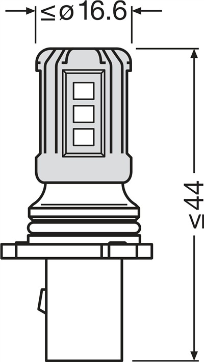 OSRAM 828DWP-1BL Číslo výrobce: P13W. EAN: 4062172401432.