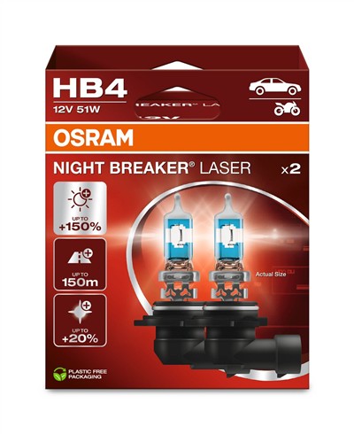 OSRAM 9006NL-2HB Číslo výrobce: HB4. EAN: 4062172388320.
