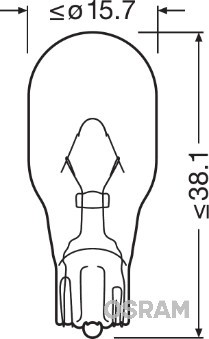 OSRAM 921NA Číslo výrobce: WY16W. EAN: 4052899230477.