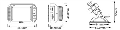 OSRAM ODC1500 Číslo výrobce: Dash Camera. EAN: 4062172416597.