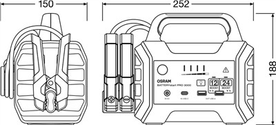 OSRAM OJST3000 EAN: 4062172424059.