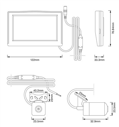 OSRAM OWRCS4 Číslo výrobce: Reverse Camera. EAN: 4062172412285.