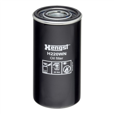 HENGST FILTER H220WN Číslo výrobce: 3860100000. EAN: 4030776030372.