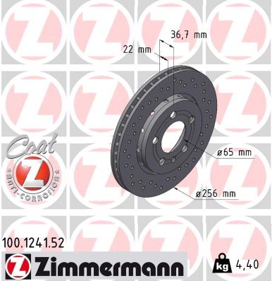 ZIMMERMANN 100.1241.52 EAN: 4250238746294.