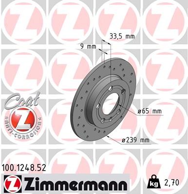 ZIMMERMANN 100.1248.52 EAN: 4250238747864.