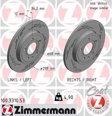 ZIMMERMANN 100.3310.53 EAN: 4250238777359.