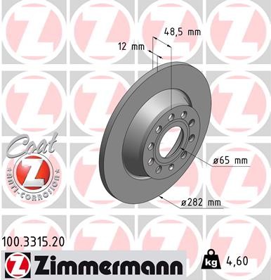 ZIMMERMANN 100.3315.20 EAN: 4250238718260.